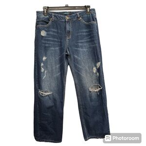 Midiross Distressed Jeans.  Size XL